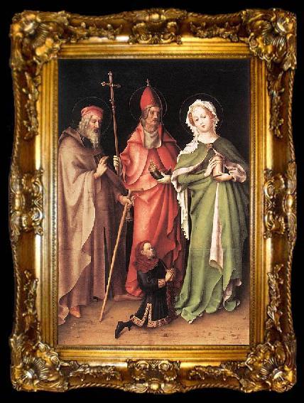 framed  Stefan Lochner Saints Quirinus of Neuss, ta009-2